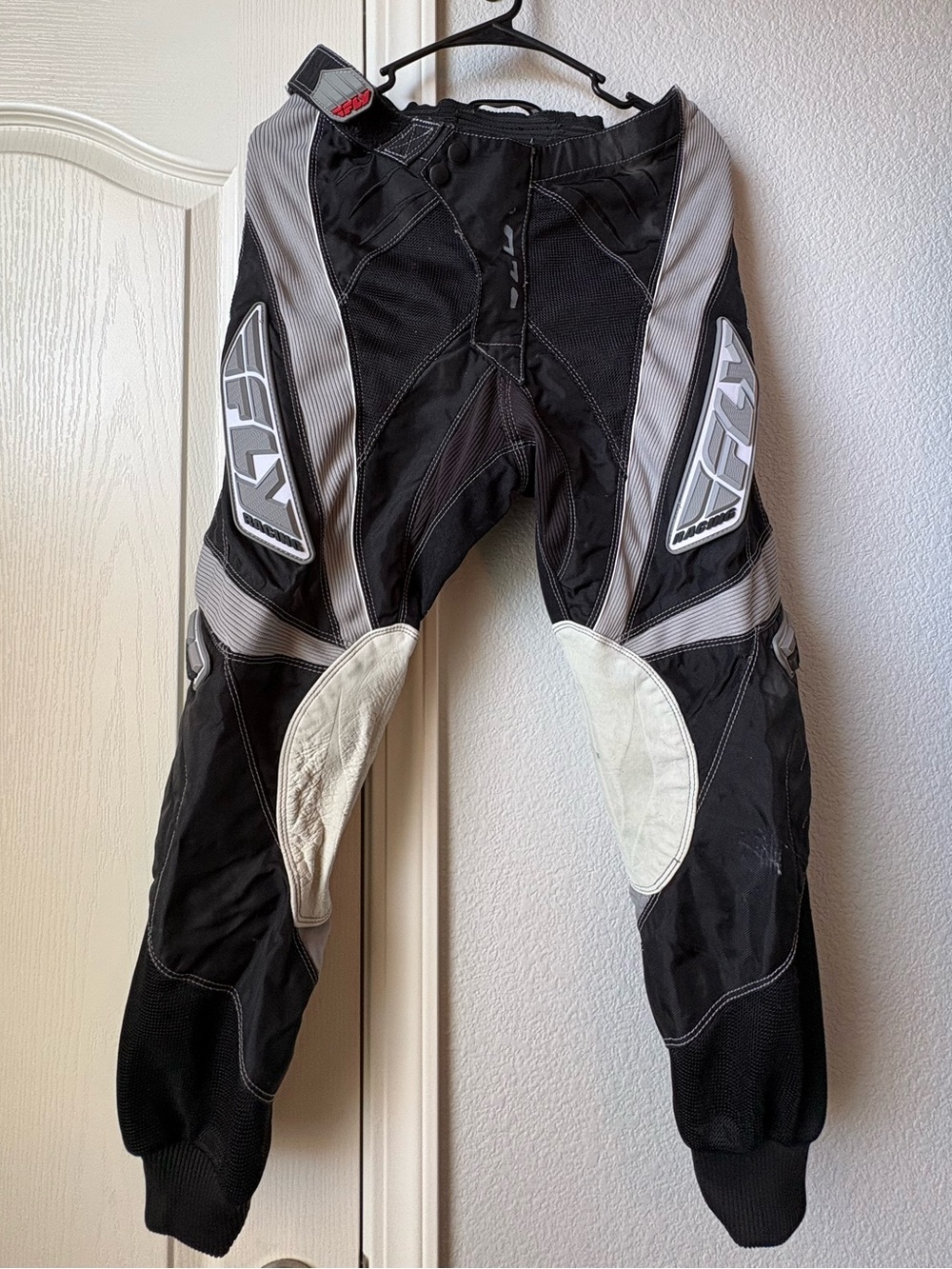 Men's or Small Kid Black and Gray Performance Jogger Pants-Moto